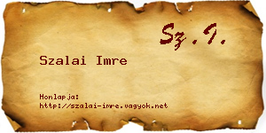 Szalai Imre névjegykártya